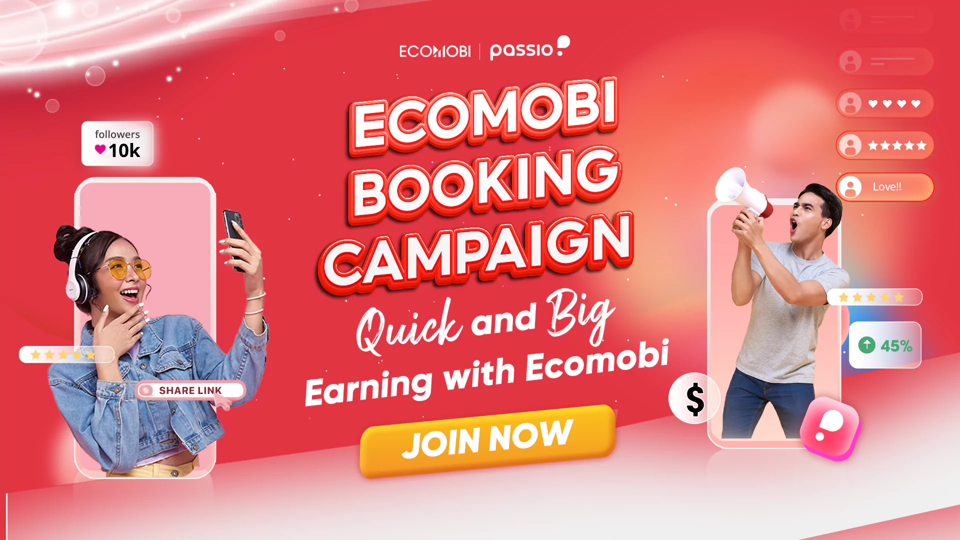 Ecomobi booking campaign