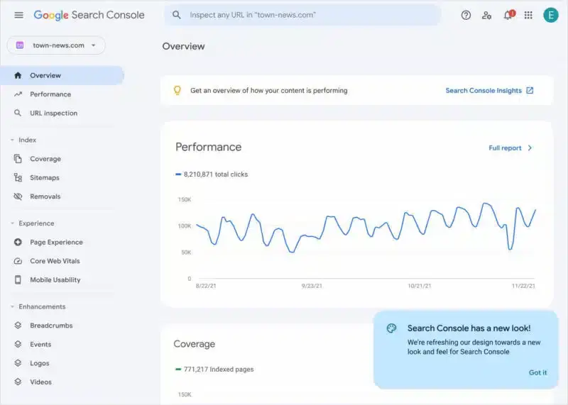 Google Search Console cũng hoàn toàn miễn phí