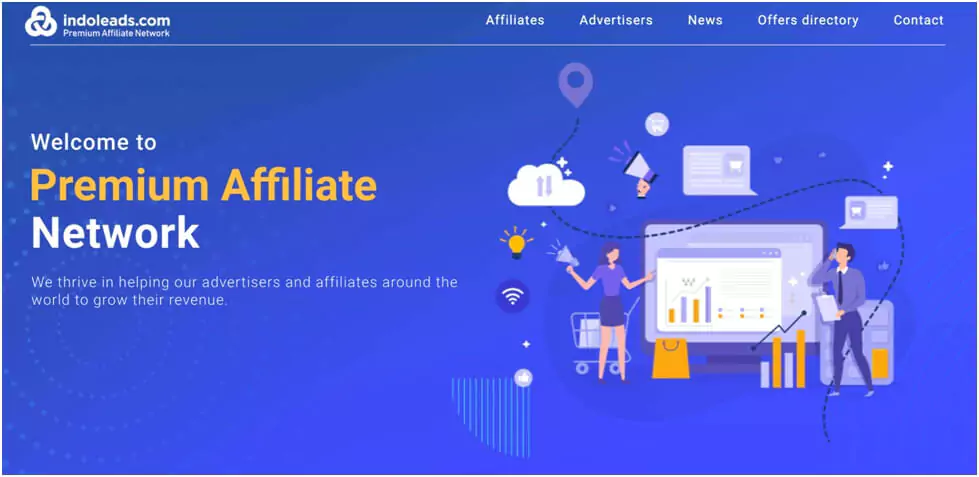 Indoleads is a top affiliate network