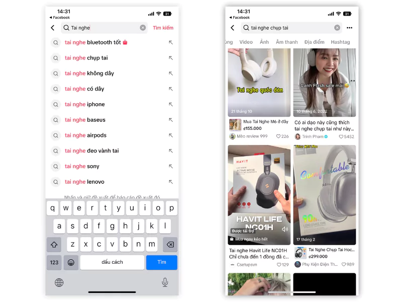 TikTok có chức năng tìm kiếm hoạt động khá giống với Google