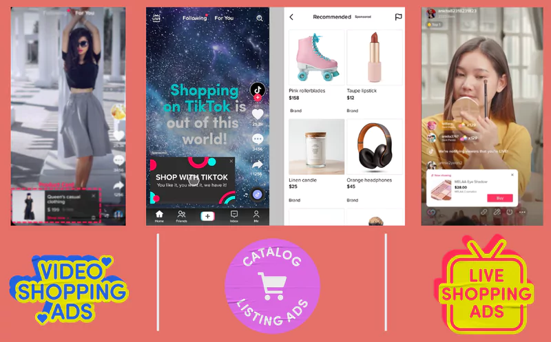 Live Shopping Ads Tiktok thời gian thực