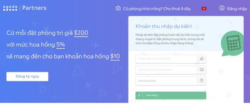 Nhược điểm của chương trình affiliate Agoda là thời hạn cookie ngắn