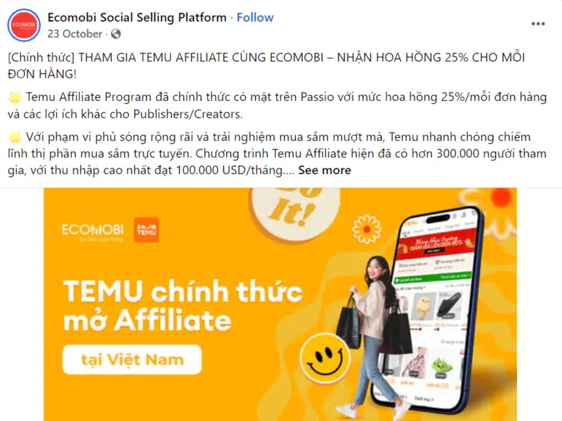 Sự xuất hiện của Temu đã làm tăng sự cạnh tranh khốc liệt giữa các marketplace 